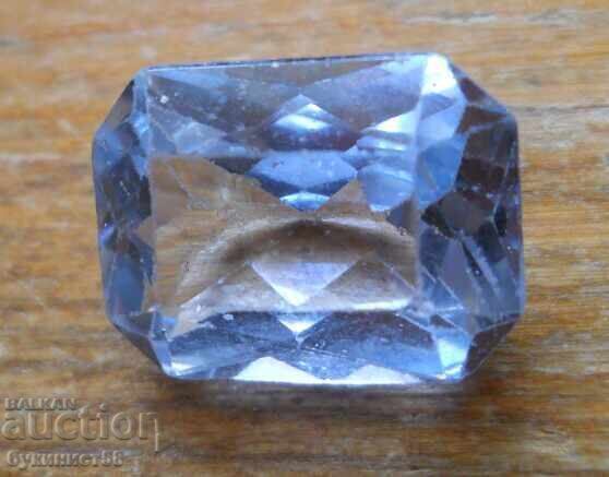 Faceted semi-precious stone - aquamarine - 12.5 ct with price 65.00 BGN | € 33.23