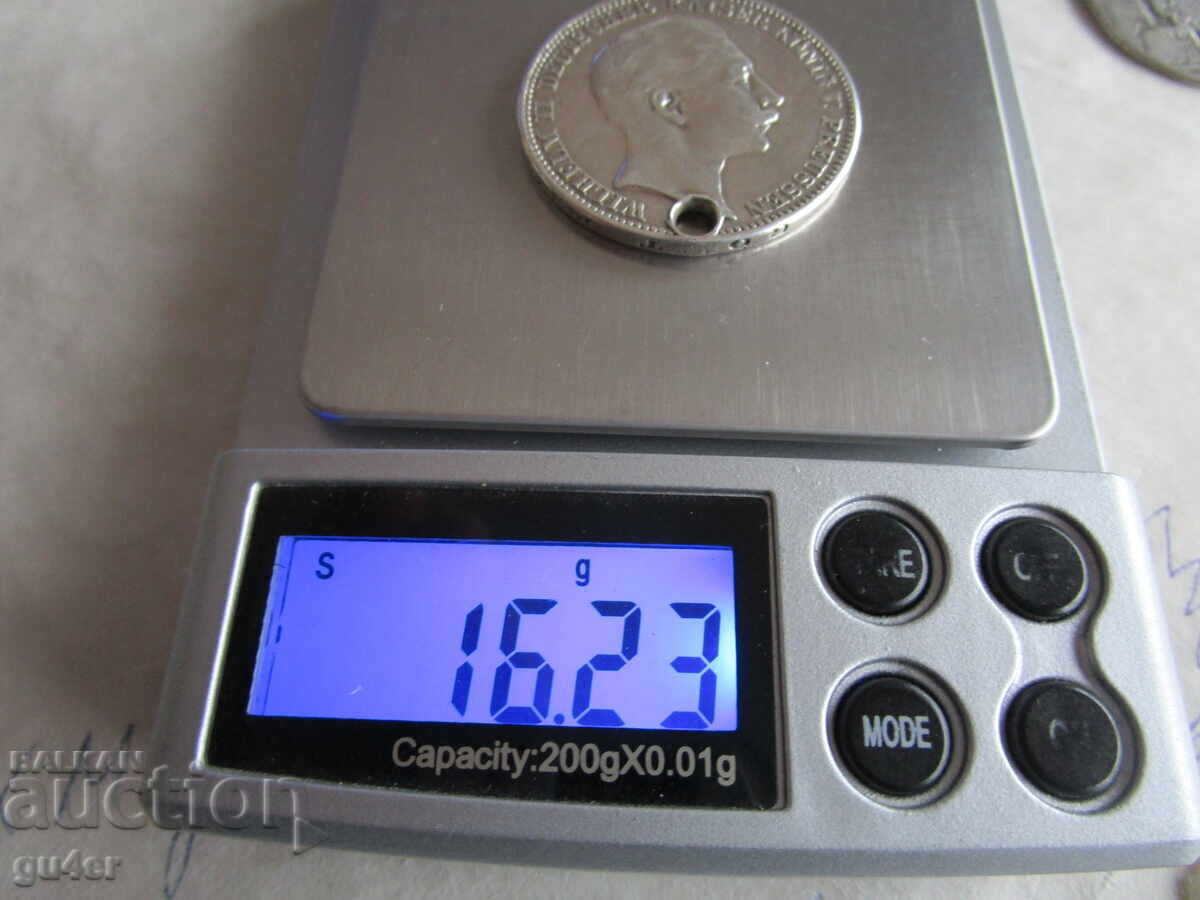 RR❌❌Prussia/3 Mark 1910/Silver 0.900/16.23 g/From Jewelry❌❌RR - 5