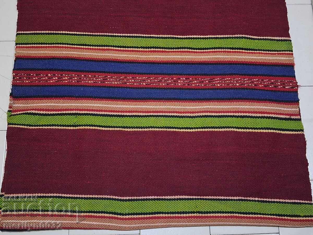 Old hand-woven wool rug 4/0.9m carpet UNUSED with price 85.00 BGN | € 43.46