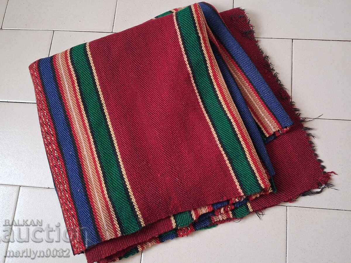 Delivery of Old hand-woven wool rug 4/0.9m carpet UNUSED