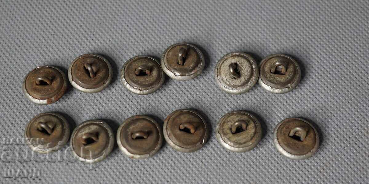 12 Old Buttons for Military Uniform with Lion with price 5.35 BGN | € 2.74