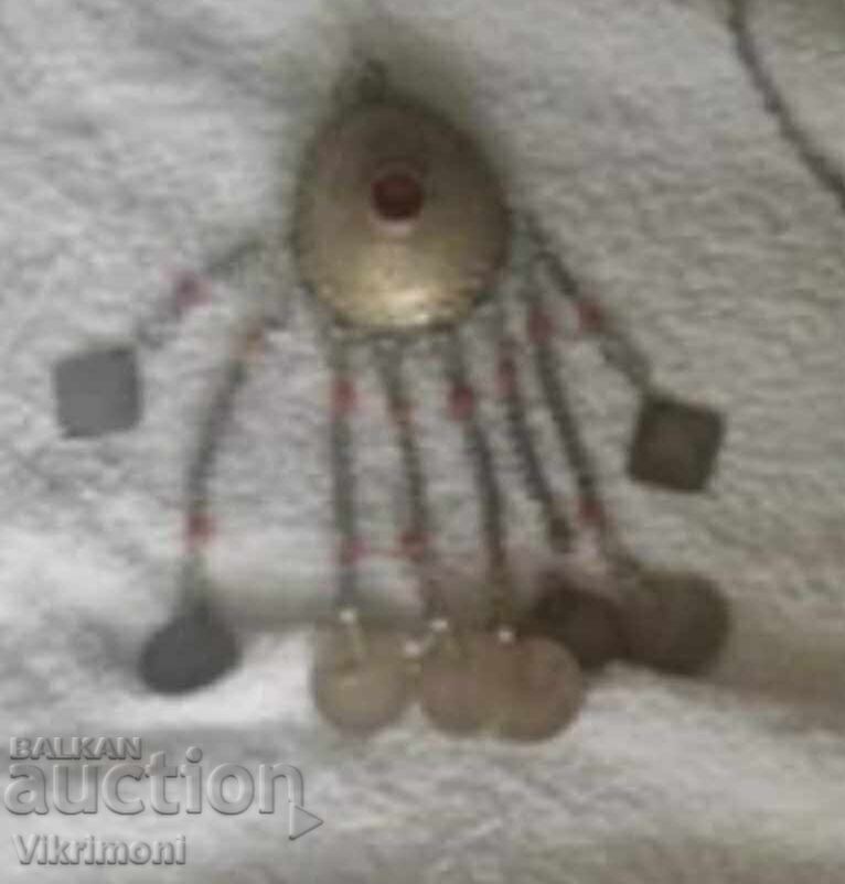 Трепка,Възрожденски накит,сачан,османски монети,корал с цена 260.00 лв. | € 132.94