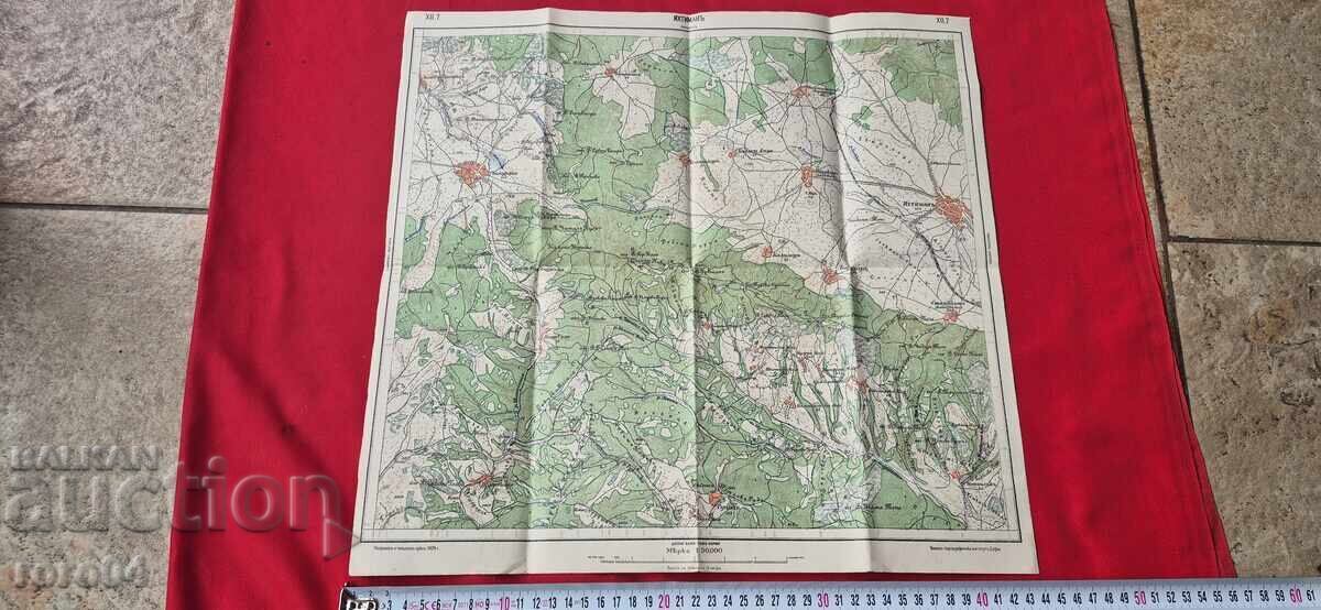 IKHTIMAN - CHAMURLIĬ - ΠΑΛΑΙΟΣ ΣΤΡΑΤΙΩΤΙΚΟΣ ΧΑΡΤΗΣ - WW I