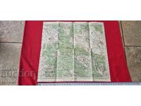 IHTIMAN - CIAMURLI - HARTĂ MILITARĂ VECHE - WW I