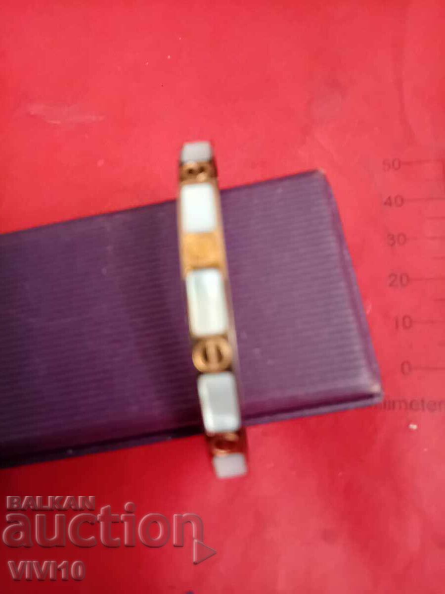 Antique bracelet, Gold plating and mother-of-pearl with price 40.00 BGN | € 20.45