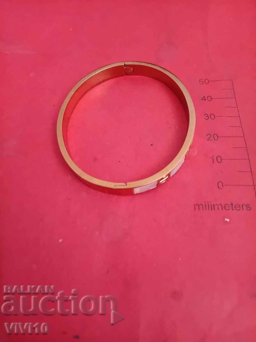 Brățară veche, Aurire și sidef