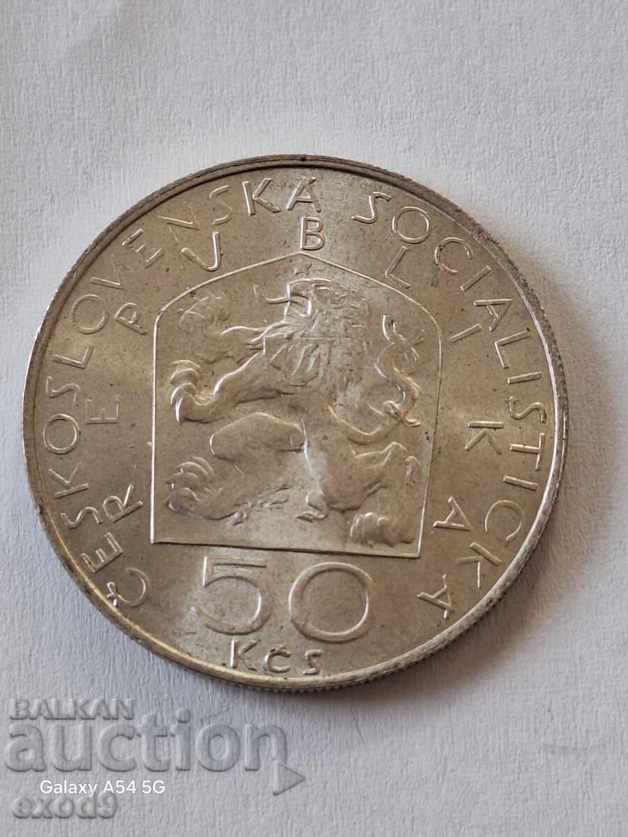 Silver 50 Kroner 1978 / Czechoslovakia Silver 50 Kroner 1978 / Czechoslovakia