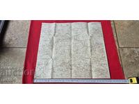 BURGAS•KAIBAILAR - HARTĂ VECHE MILITARĂ - WW I