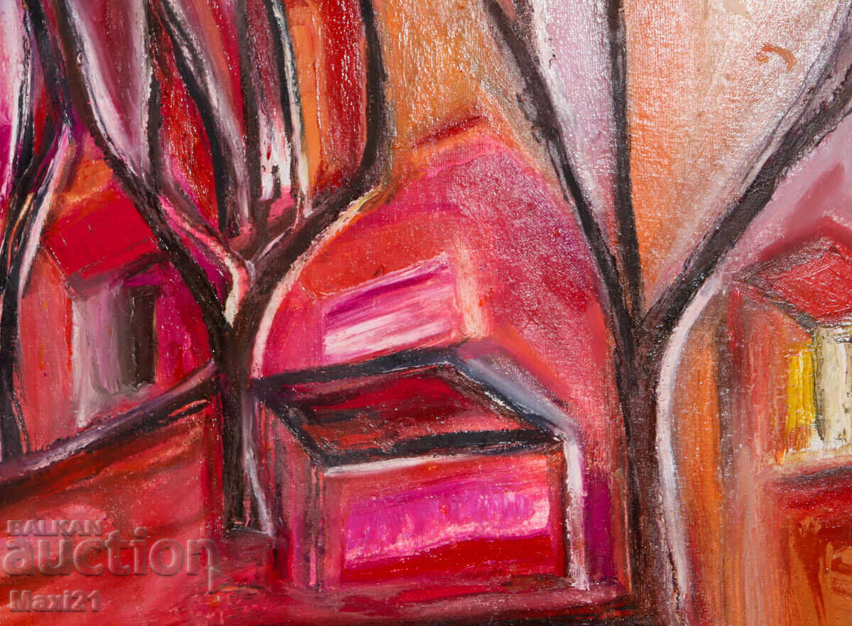 Delivery of Oil painting abstract landscape