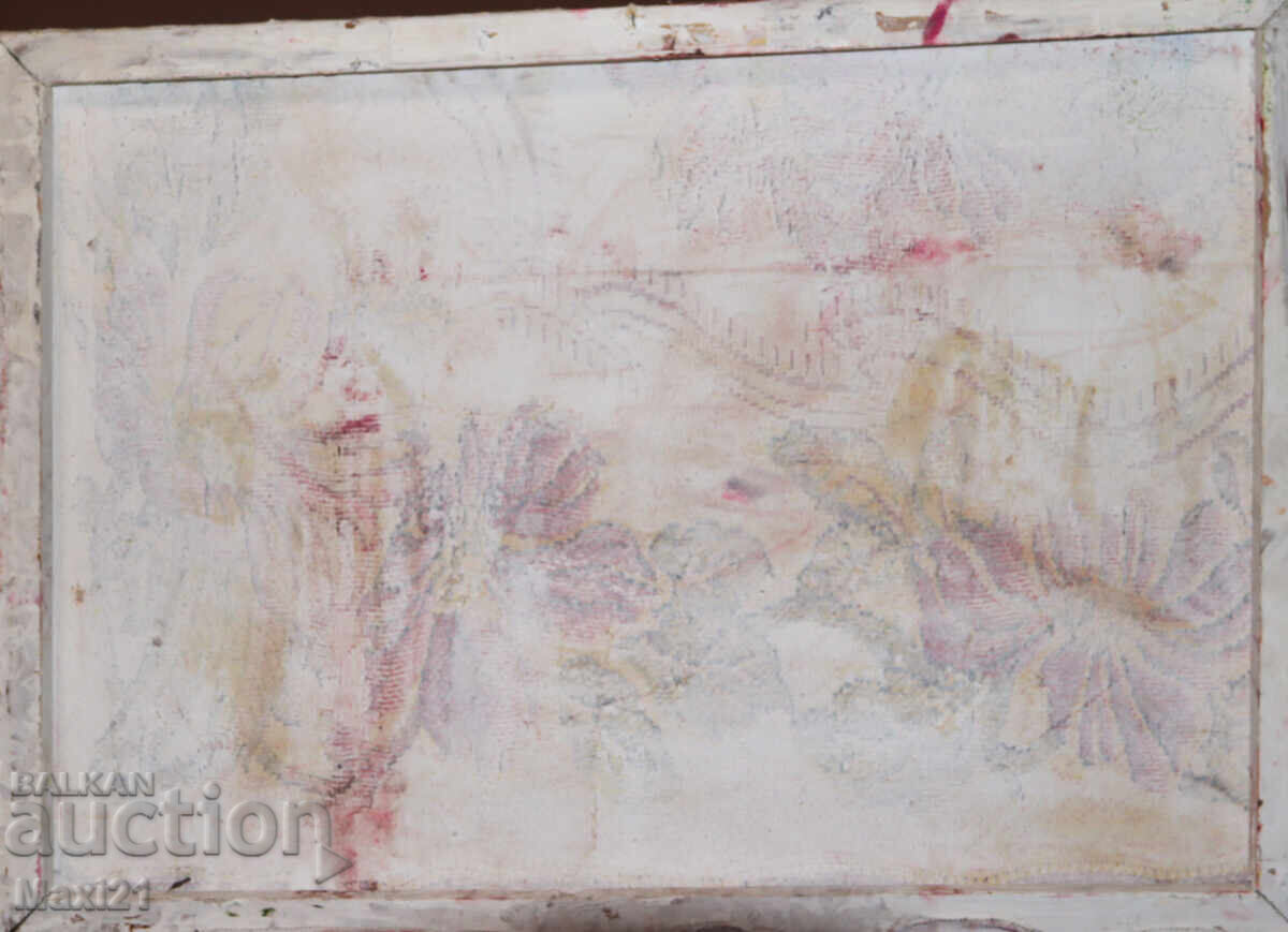 Oil painting abstract landscape - 6