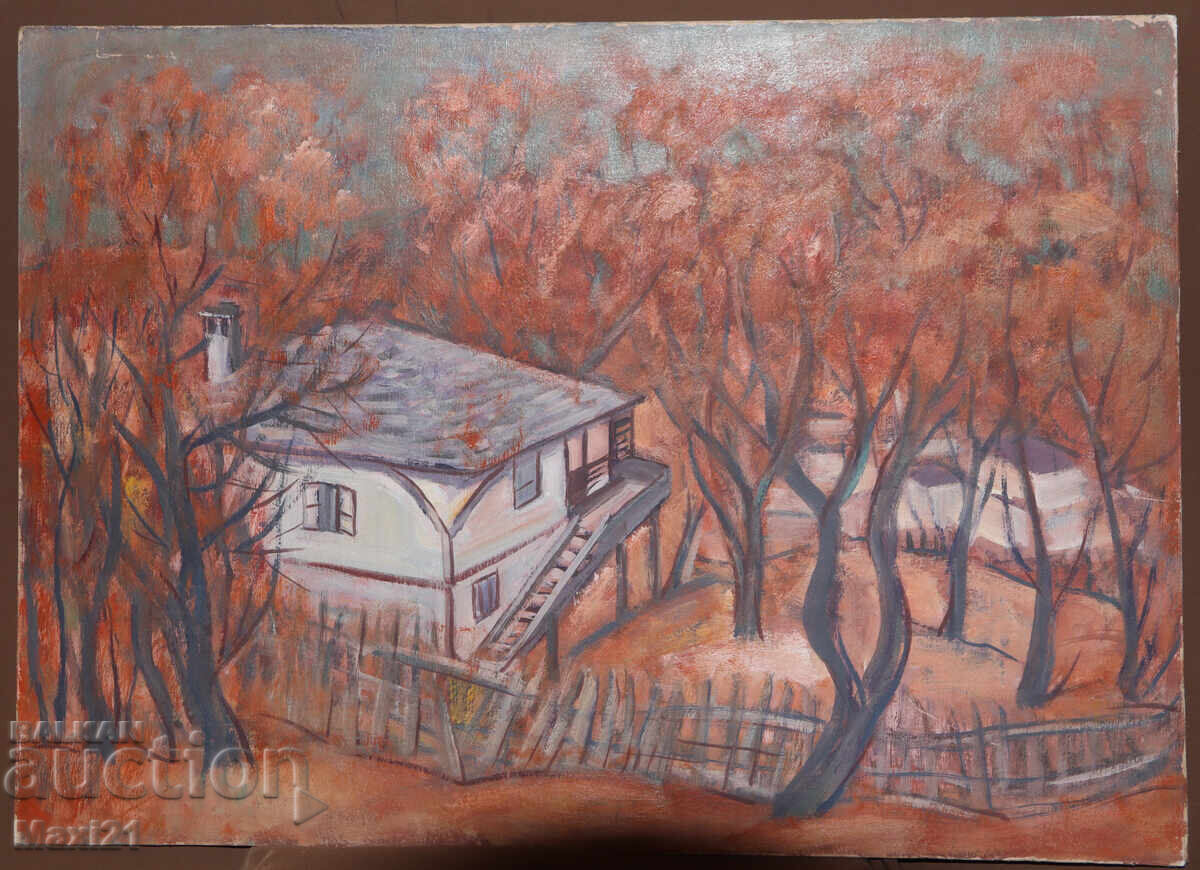 Oil painting, cityscape with price 350.00 BGN | € 178.95