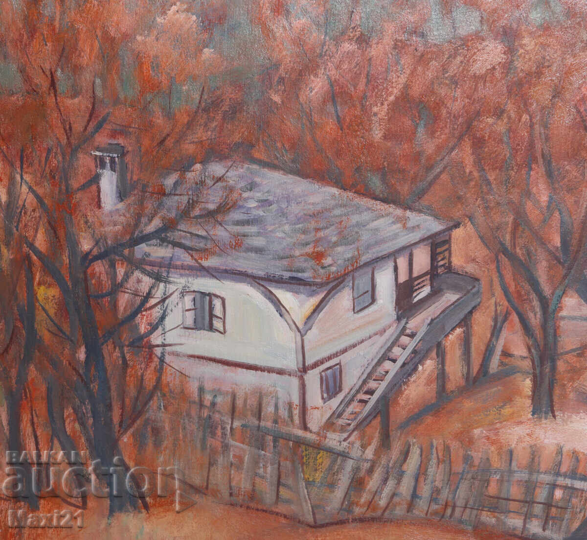 Oil painting, cityscape - 5