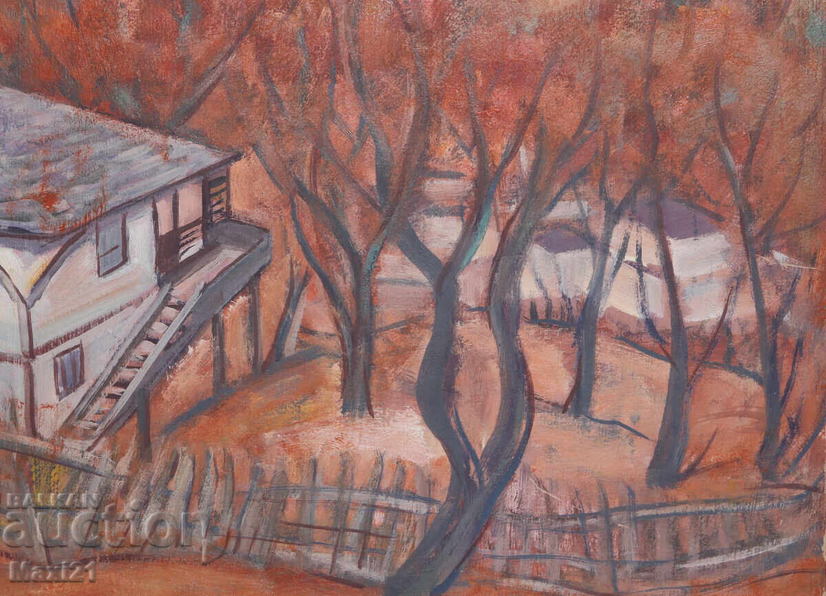 Oil painting, cityscape - 6