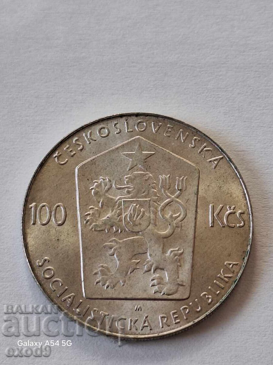 Сребро 100 Крони 1982 / Чехословакия Сребро 100 Крони 1982 / Чехословакия