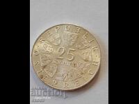 Silver 25 Schillings 1973 / Austria
