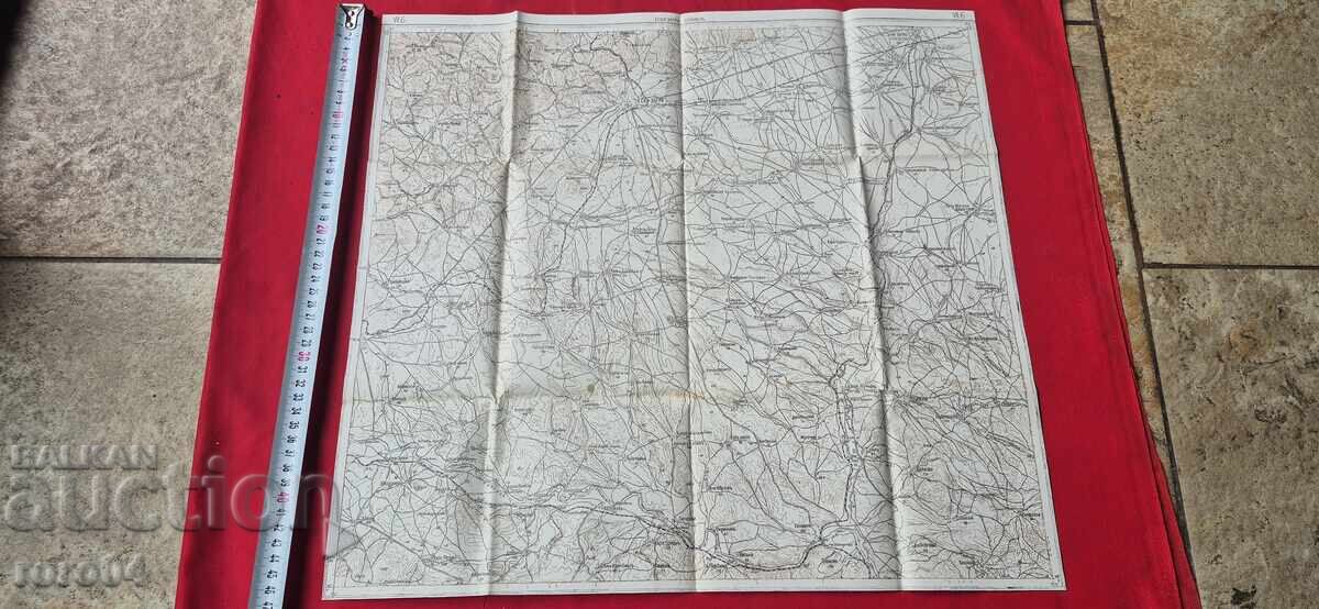 ΝOVA ΖΑΓΟΡΑ•ΣΕΪΜΕΝ - ΠΑΛΑΙΟΣ ΣΤΡΑΤΙΩΤΙΚΟΣ ΧΑΡΤΗΣ - WW I