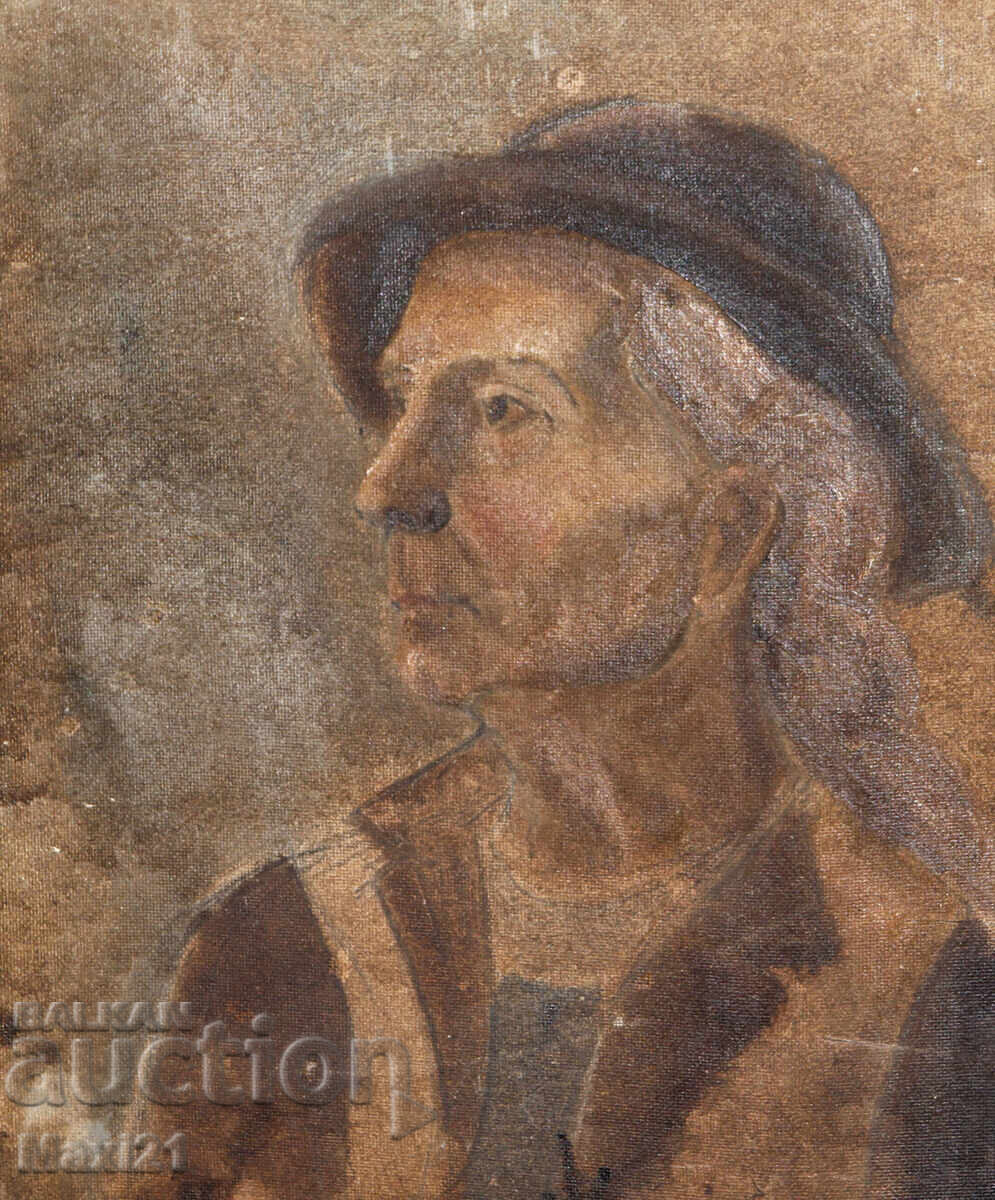 Δημοπρασία Ελαιογραφία πορτρέτο
