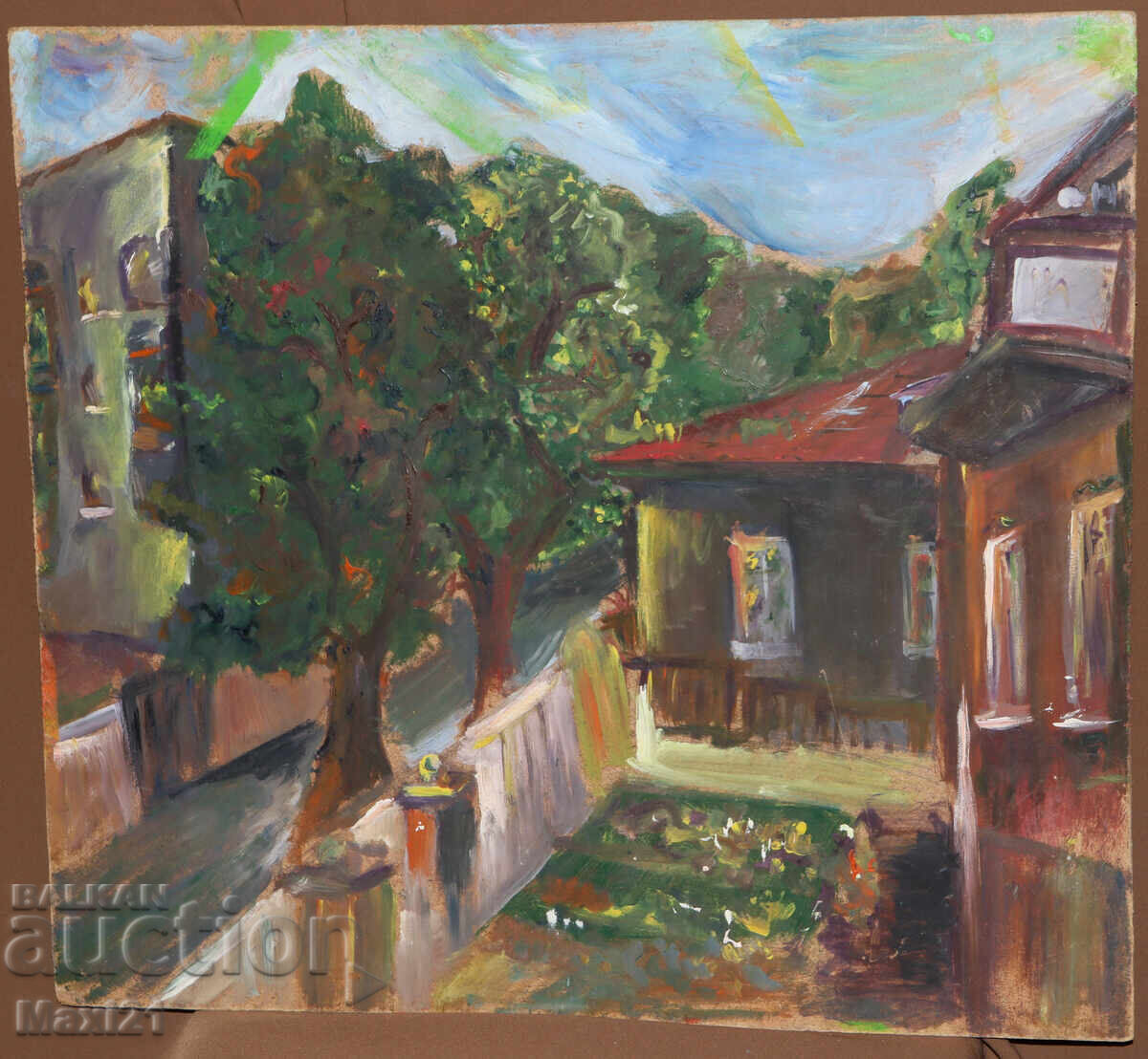 Oil painting, cityscape with price 240.00 BGN | € 122.71 Oil painting, cityscape with price 240.00 BGN | € 122.71