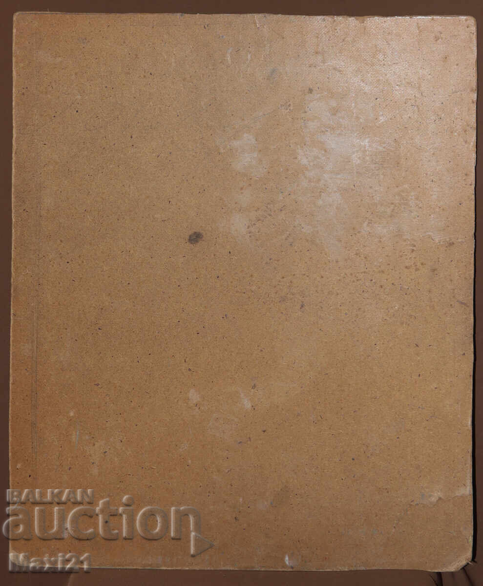 Oil painting, cityscape, houses - 7