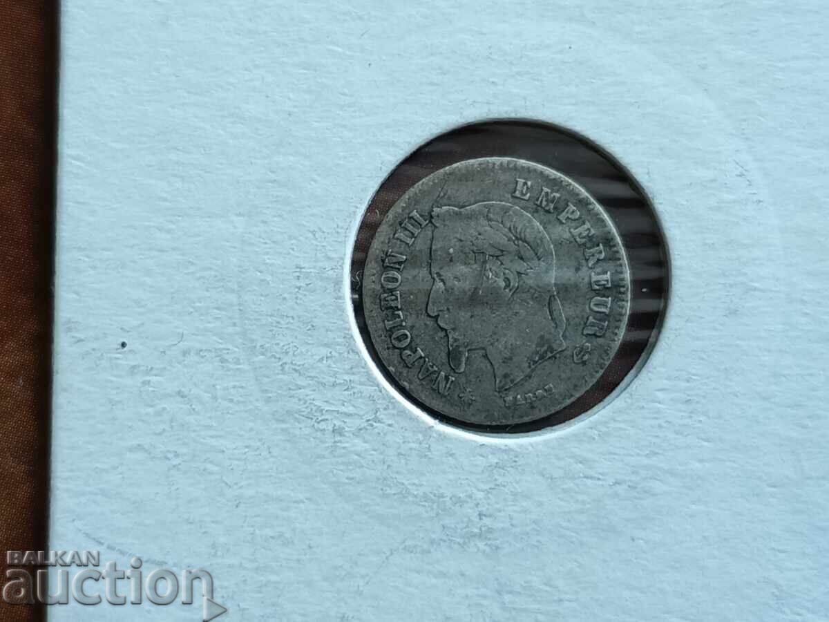 Δημοπρασία Γαλλία νόμισμα 20 centimes 1866. Α /Παρίσι/ Δημοπρασία Γαλλία νόμισμα 20 centimes 1866. Α /Παρίσι/