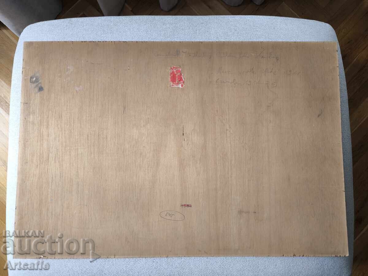 Τα κόκκινα άλογα του Franz Marc, παλιά ελαιογραφία - 6