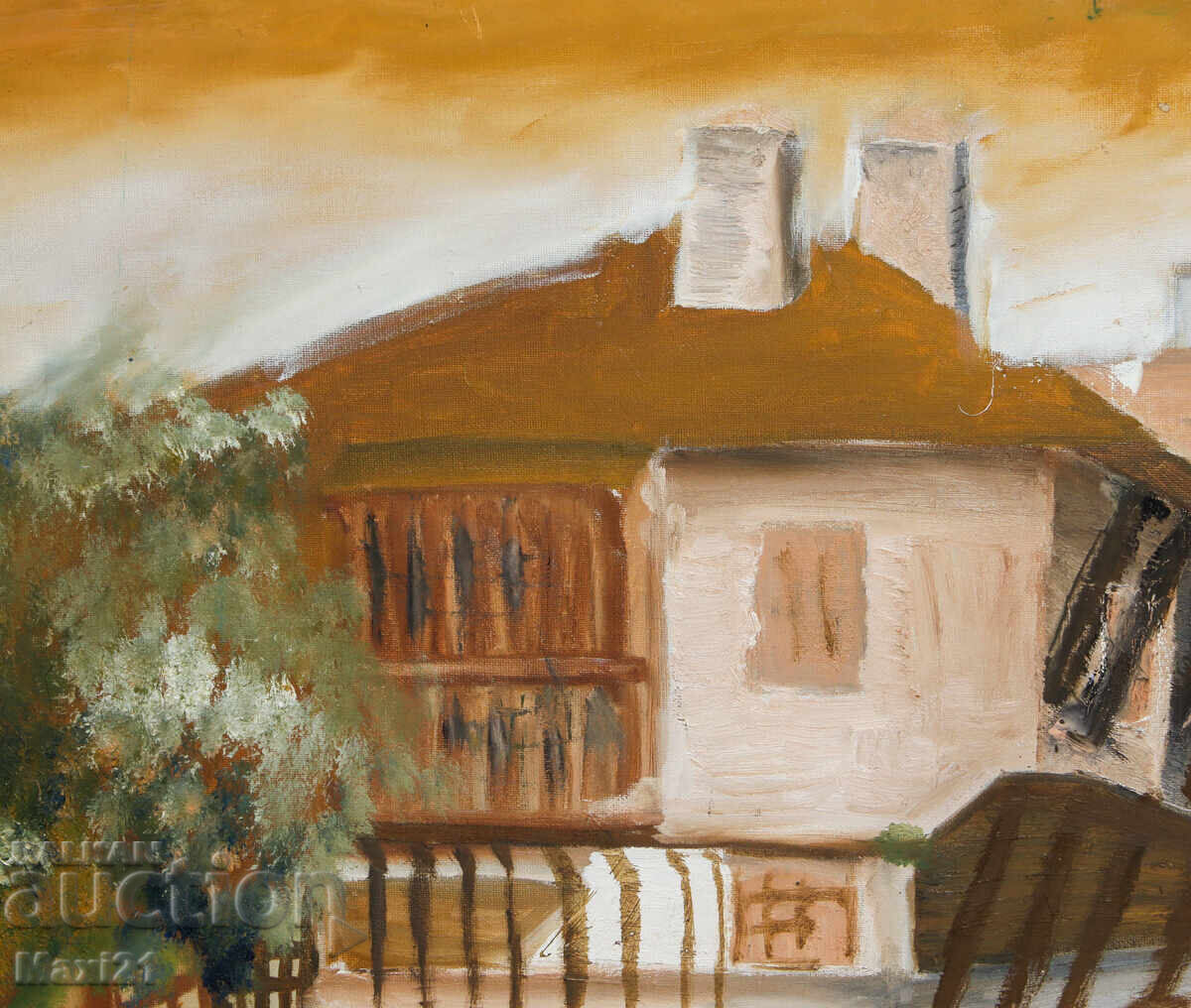 Delivery of Oil painting landscape house Delivery of Oil painting landscape house