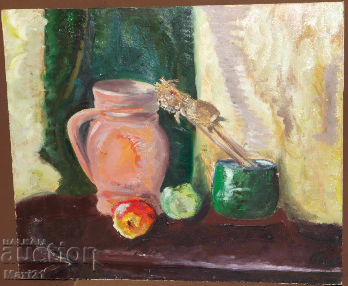 Картина маслени бои натюрморт с цена 240.00 лв. | € 122.71