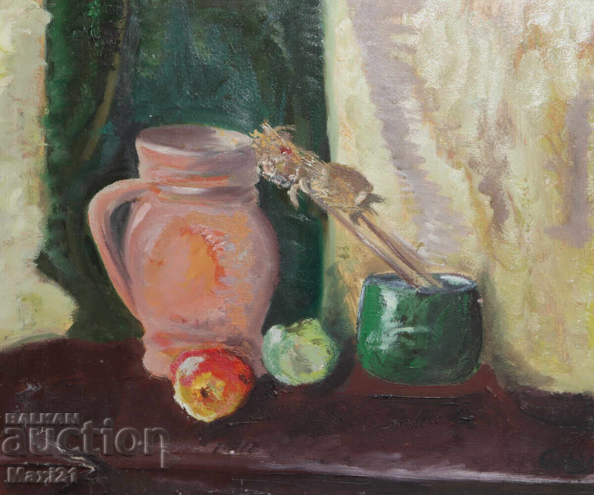 Аукцион Картина маслени бои натюрморт