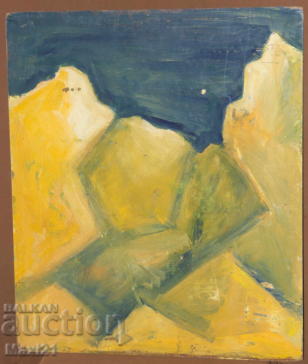 Tablou ulei pe pânză peisaj abstract cu preț 240.00 BGN | € 122.71