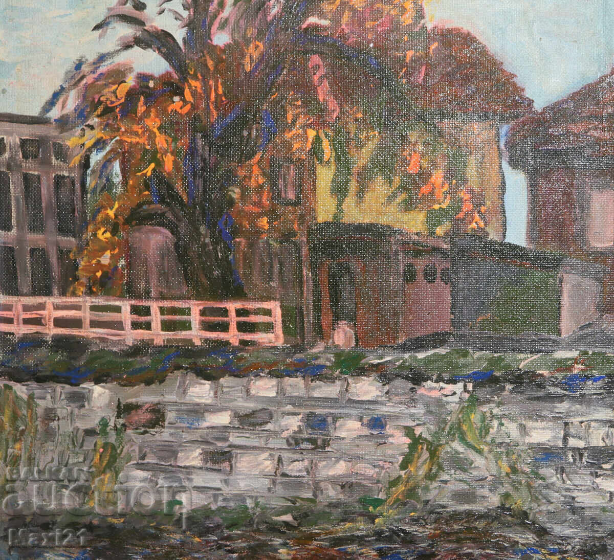 Licitație Tablou peisaj, ulei