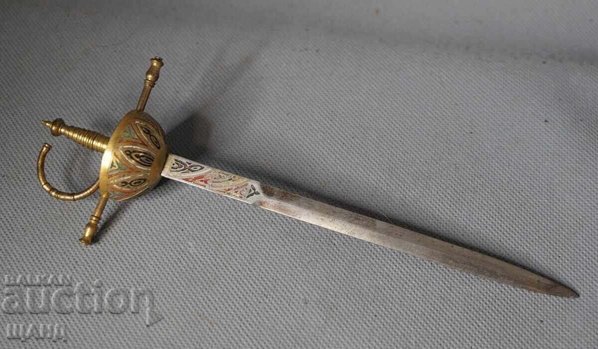 Auction  TOLEDO Star knife for paper letter letters saber rapier