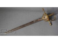 TOLEDO Sabie veche pentru tăiat hârtie, scrisori, săbii, spade