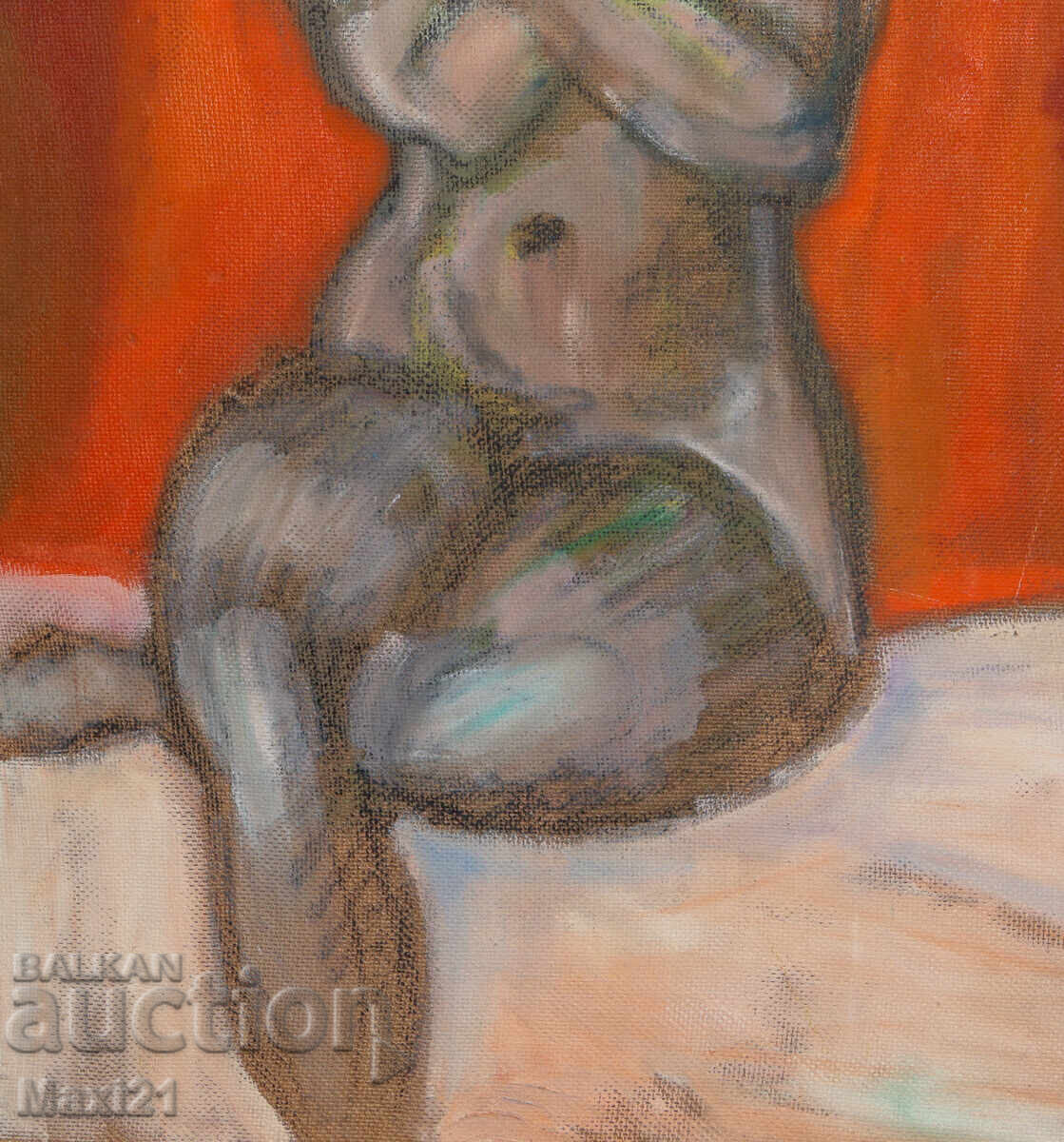 Oil painting female portrait nude body - 5 Oil painting female portrait nude body - 5