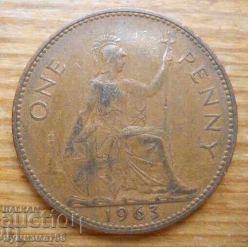 1 penny 1963 - Marea Britanie (Elizabeth II)
