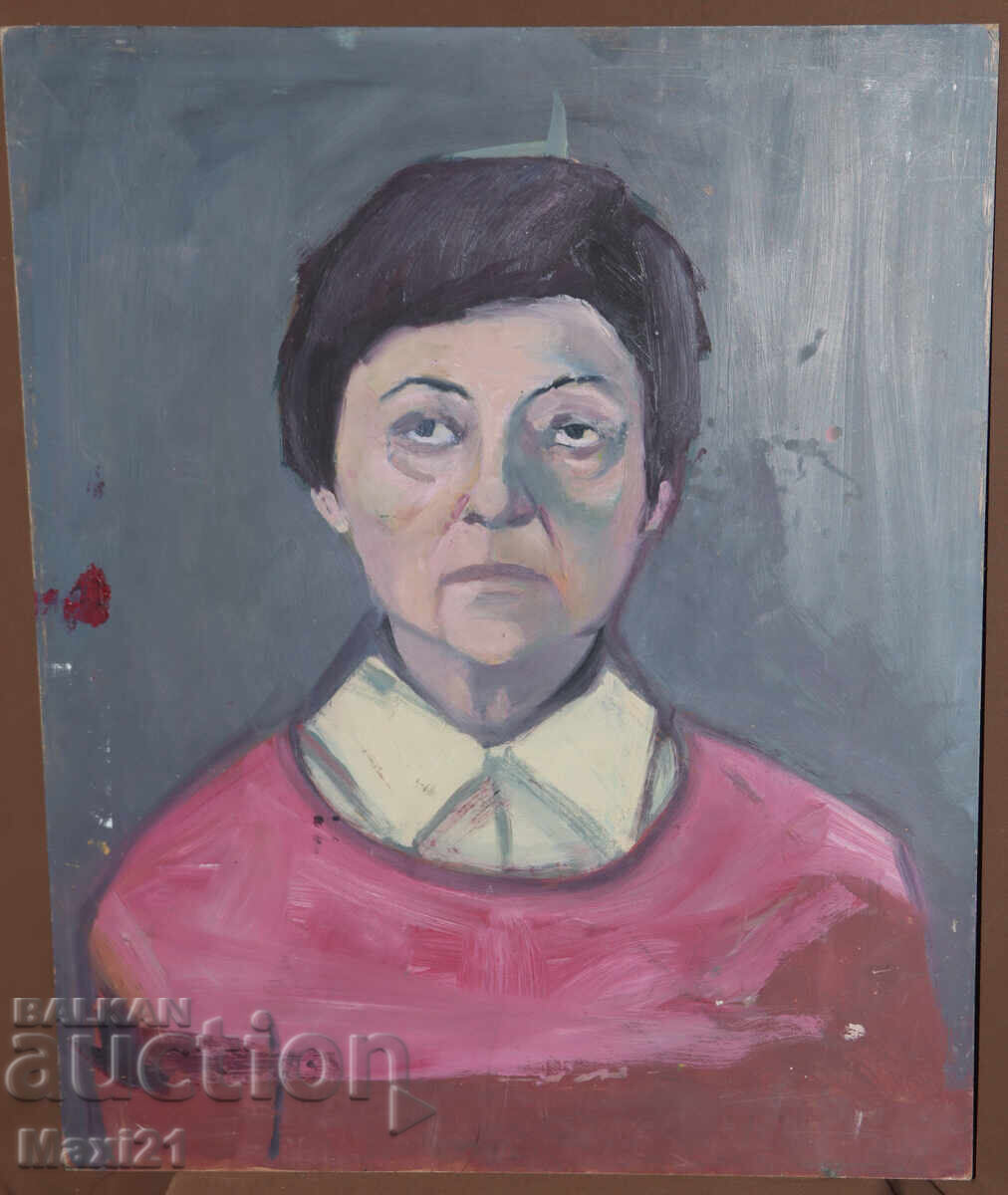 Oil painting female portrait with price 260.00 BGN | € 132.94