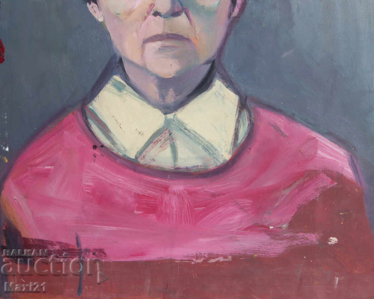 Oil painting female portrait - 5