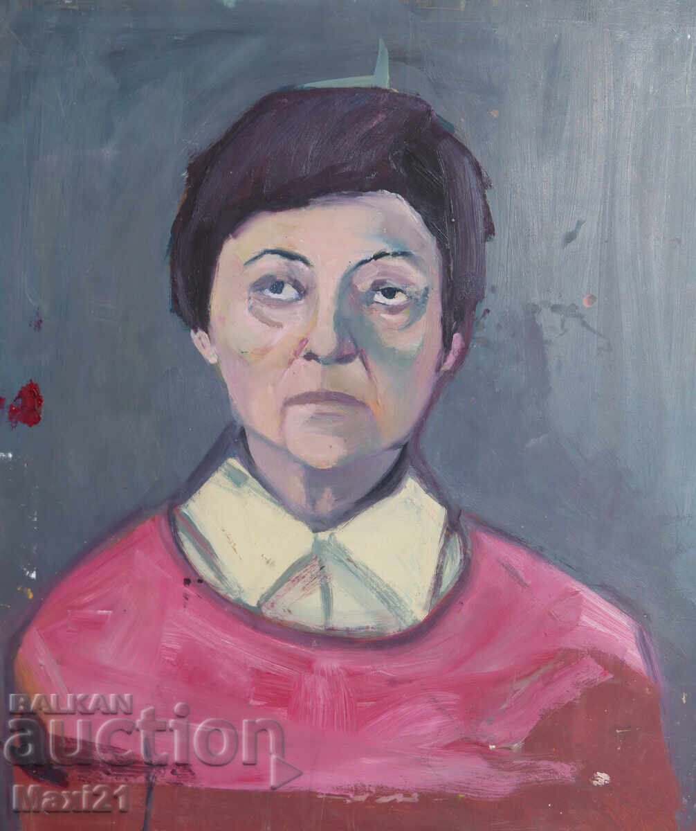 Oil painting female portrait