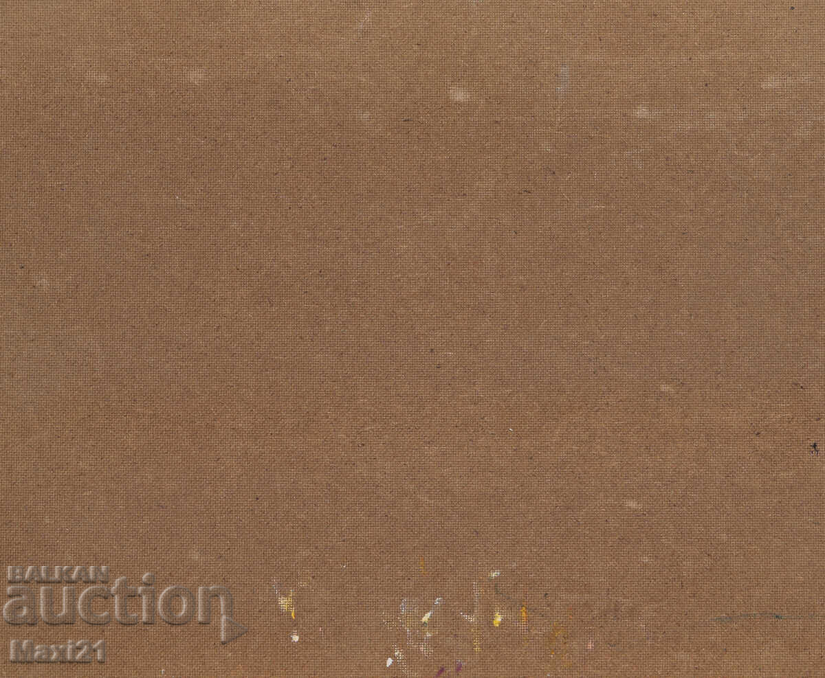 Картина маслени бои нощен пейзаж манастир - 7