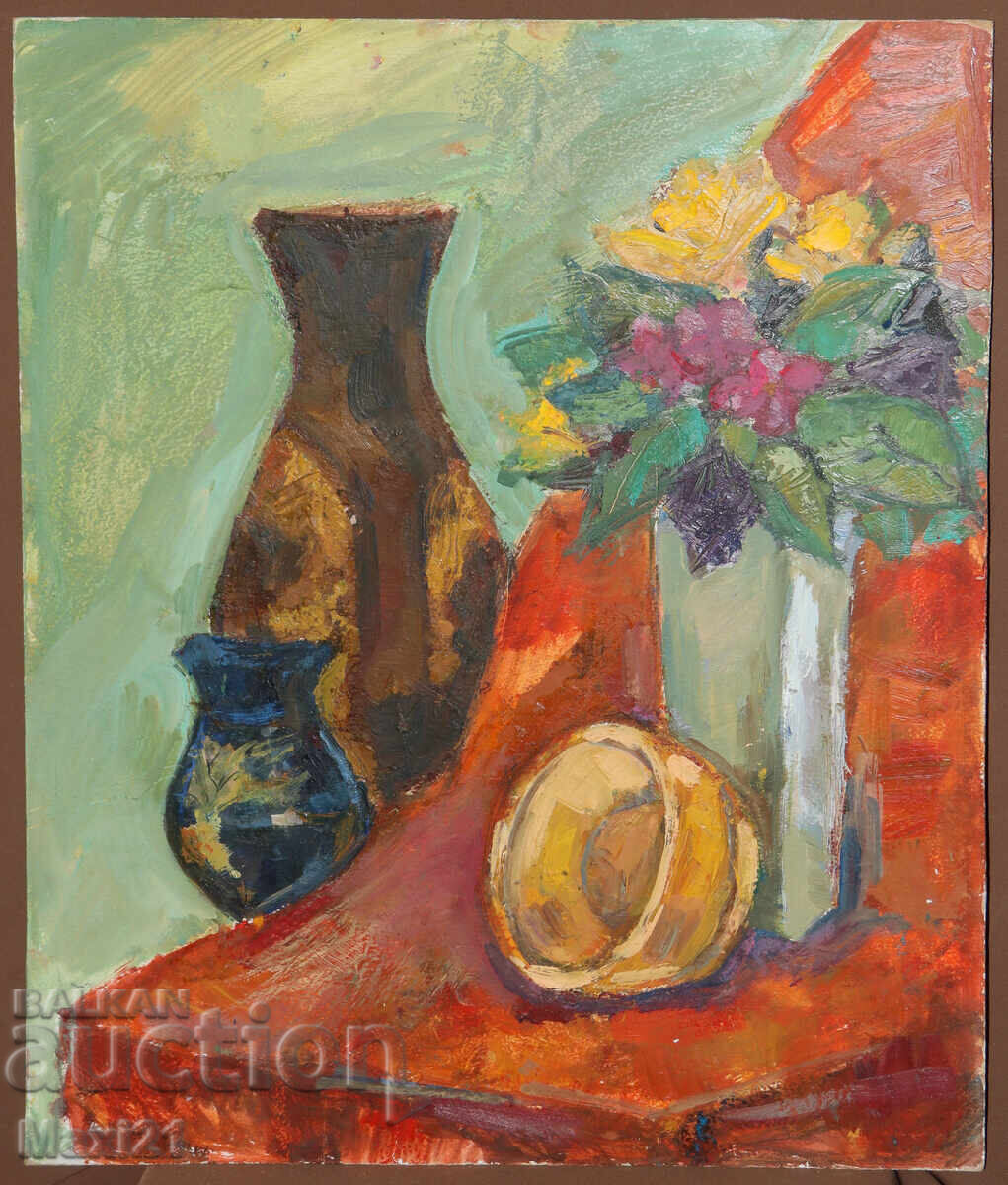 Oil painting still life with price 250.00 BGN | € 127.82