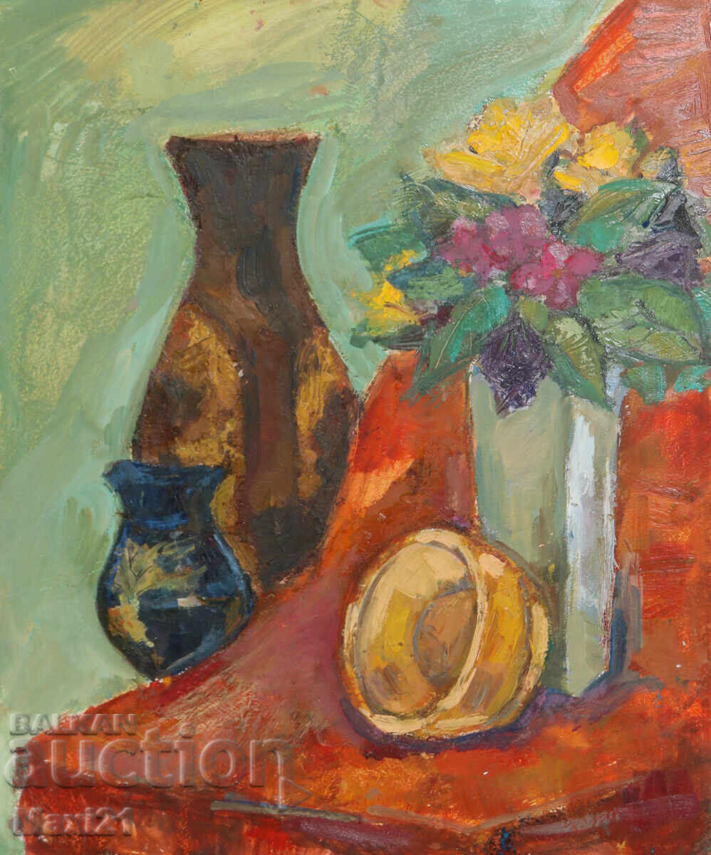 Oil painting still life