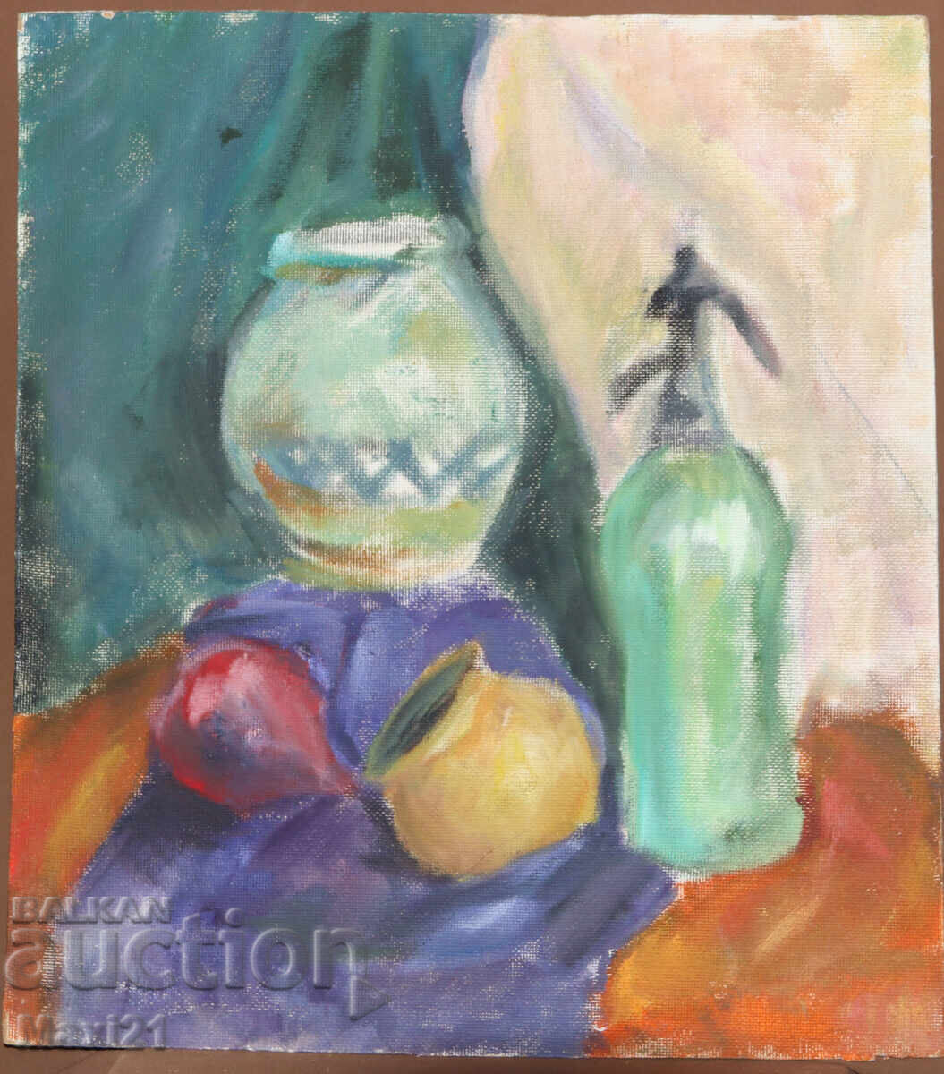 Картина маслени бои натюрморт с цена 220.00 лв. | € 112.48 Картина маслени бои натюрморт с цена 220.00 лв. | € 112.48