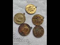 Παρτίδα παρασημοφοριών, μετάλλια, σήματα στήθους. BZC