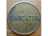 Jeton pentru spălătorie publică "Wascator" - Anglia