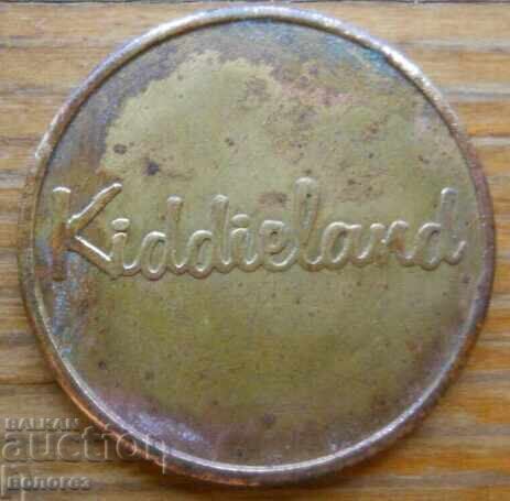 Kiddieland Children's Amusement Park Token - Netherlands