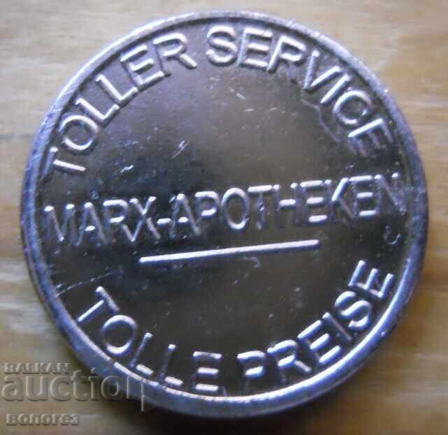 Pharmacy Token - Germany with price 2.00 BGN | € 1.02