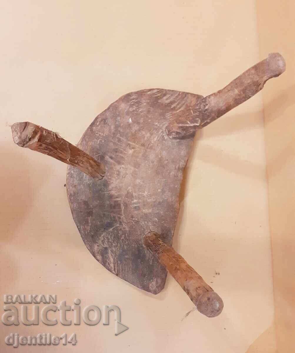 Wooden Three-Legged Stool with price 40.00 BGN | € 20.45