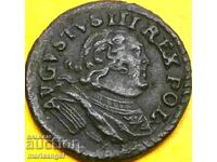 Polonia 1 groș 1753 August al III-lea de Saxonia cupru