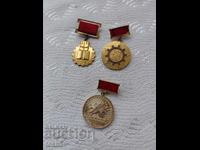 Παρτίδα παρασημοφοριών, μετάλλια, σήματα στήθους. BZC