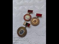 Παρτίδα παρασημοφοριών, μετάλλια, σήματα στήθους. BZC