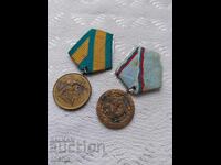 Παρτίδα παρασημοφοριών, μετάλλια, σήματα στήθους. BZC